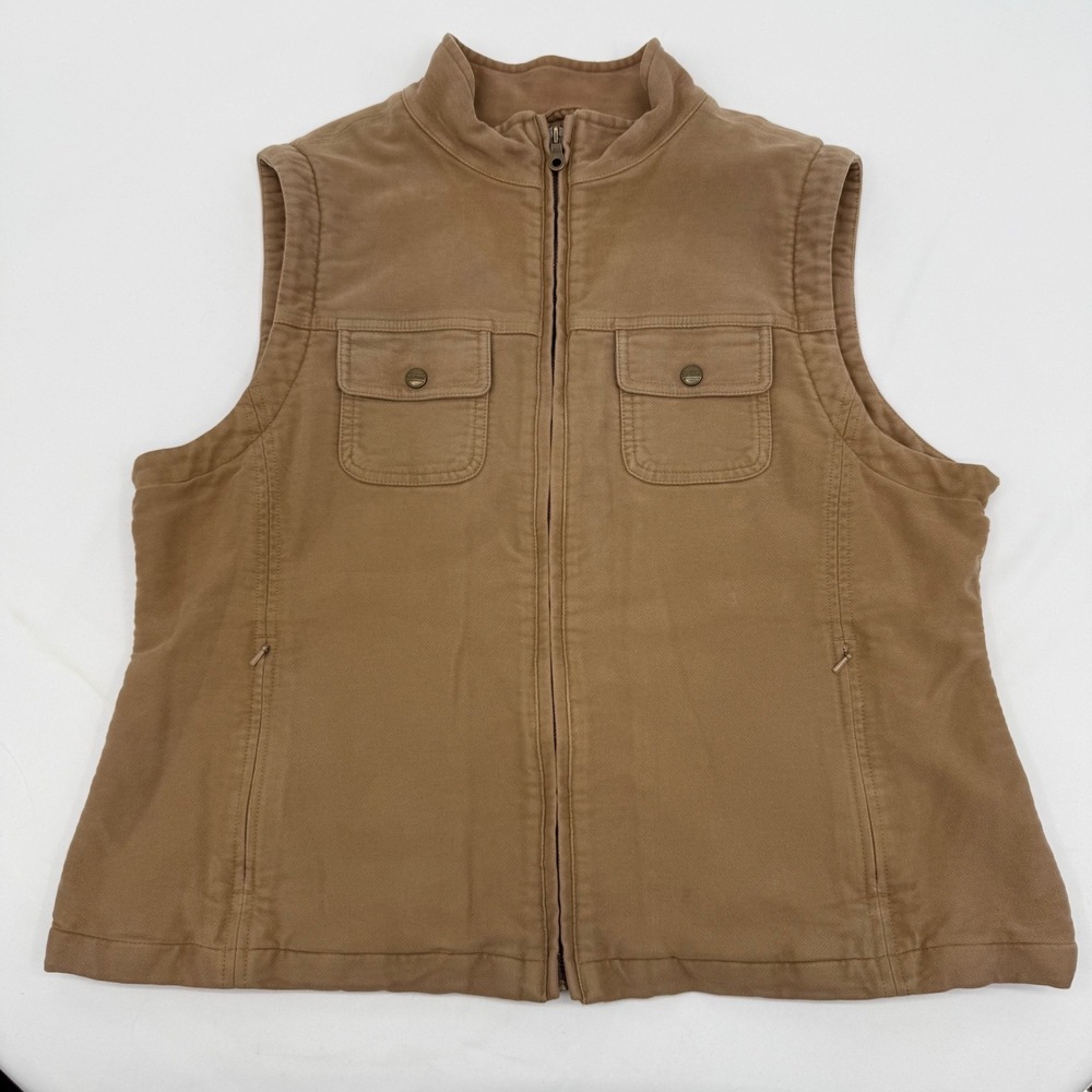 L.L. Bean Brown Sleeveless Vest